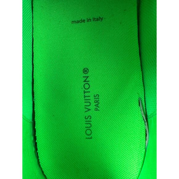 Louis Vuitton Green Illusion Monogram Ollie Sneakers - Picture 7 of 8